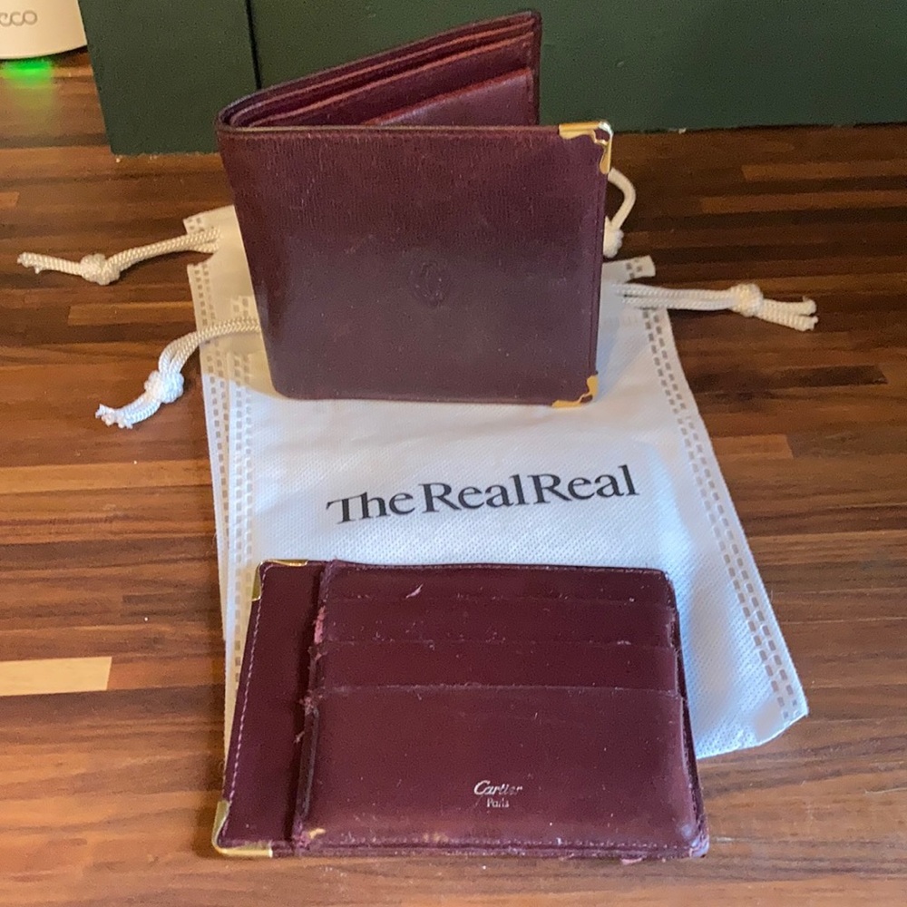 Vintage Cartier wallet and card holder